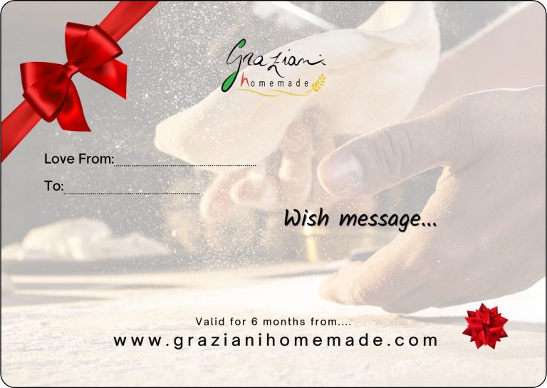 Pizza Classes Gift Cards by Graziani Homemade in Brisbane